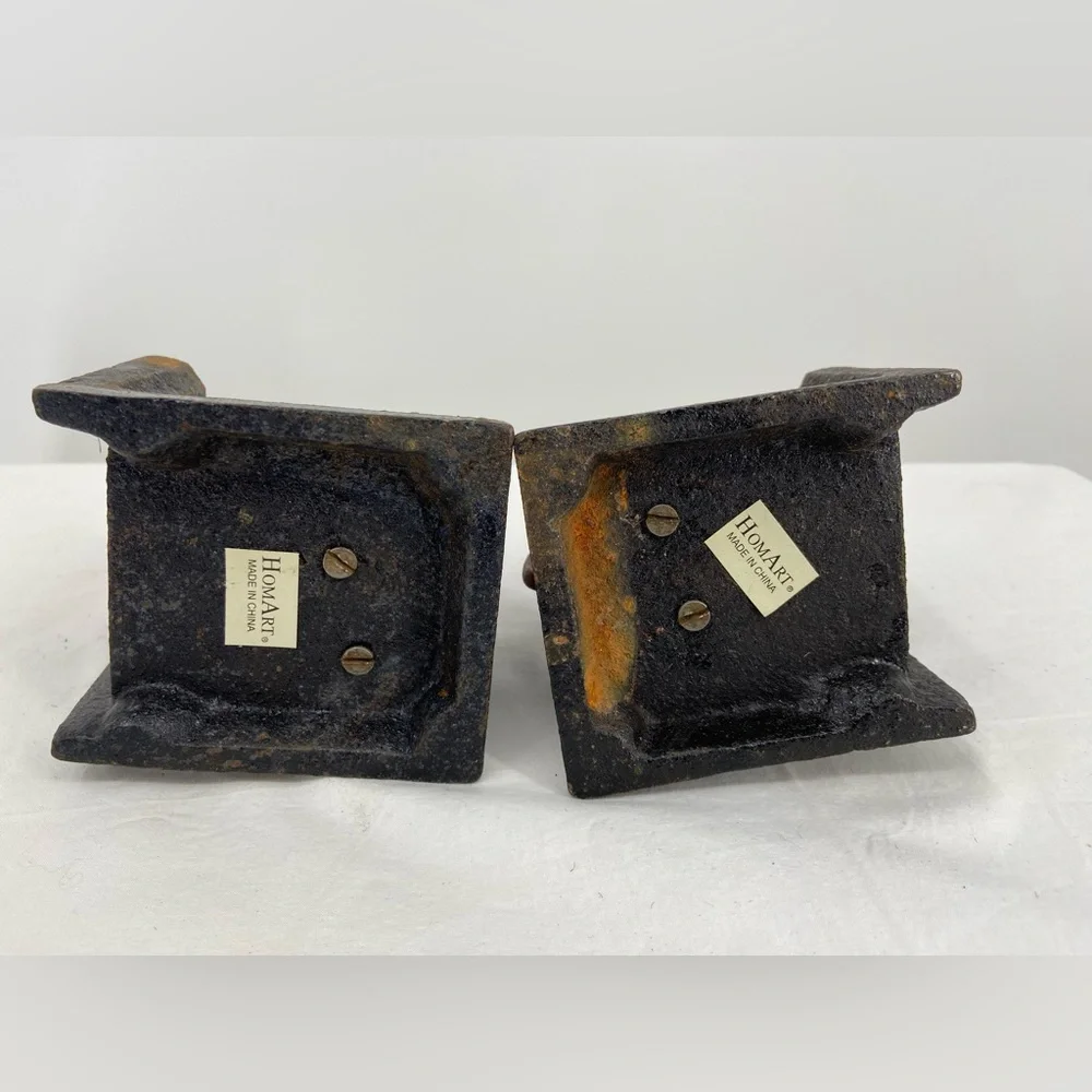HomeArt NEW Cast Iron Horse Bookends Sold‎ as a set